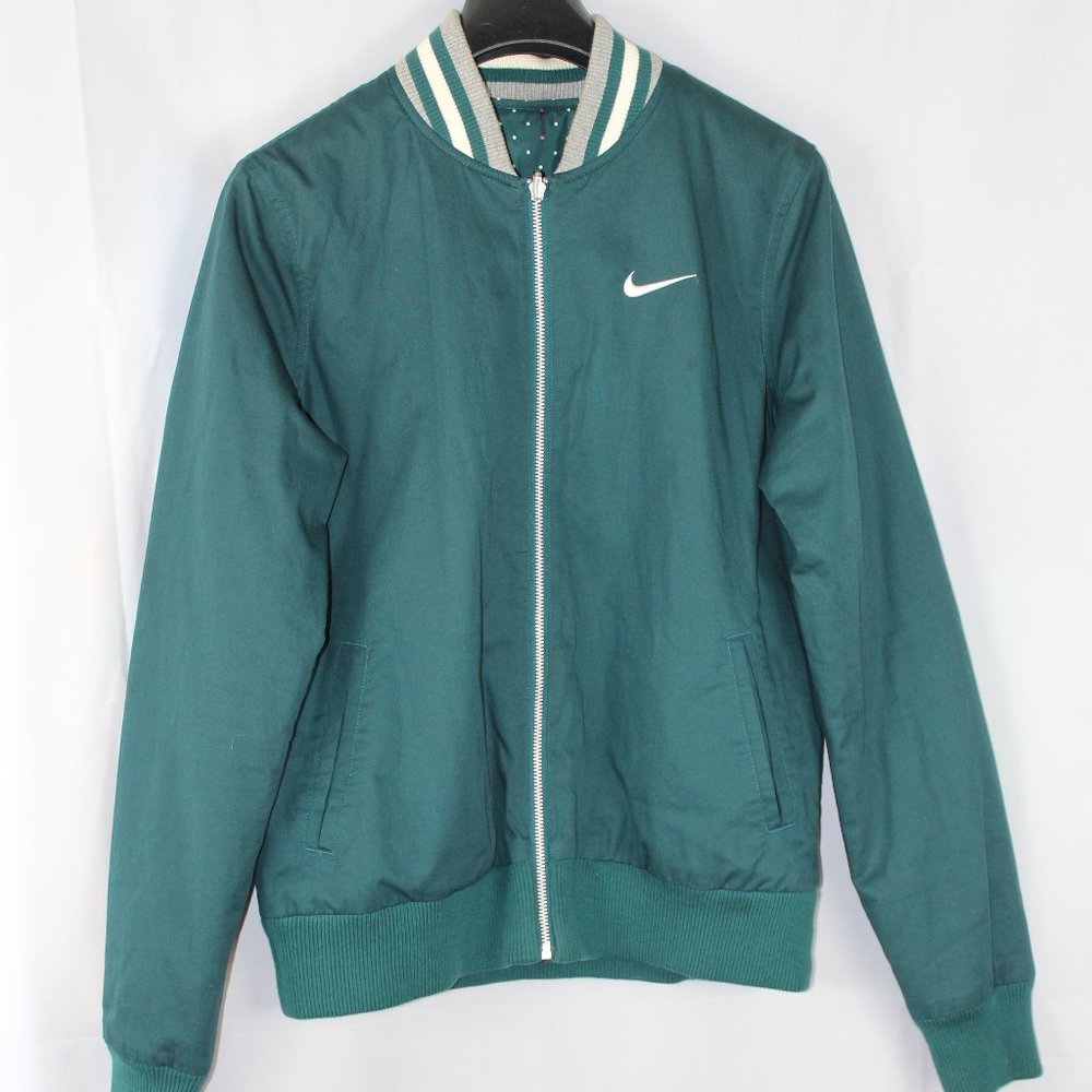 Nike hunter green bomber jacket